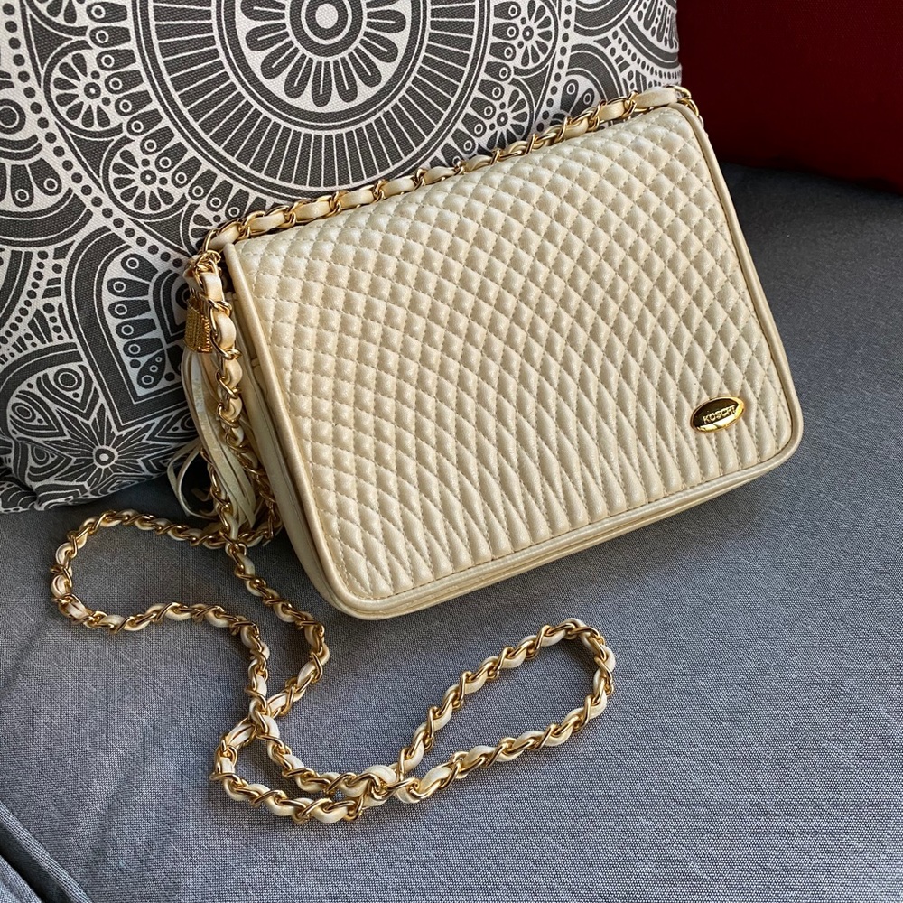 Vintage KOSCHI Gold Leather Purse